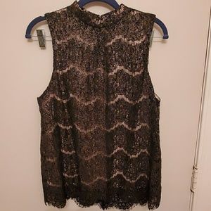 Sleeveless Lace Top NWOT